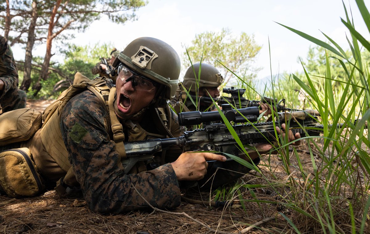 Usmc Wo Program #Marines with @1stMarDivision conduct a platoon attack as part of Korea ...
