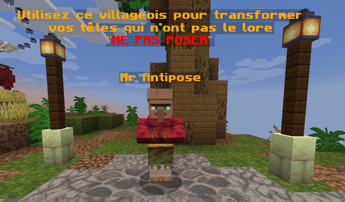 ElesiaSAS's tweet image. 🐮[ACTU ELENOX]🐮

Vous en avez marre de poser vos têtes custom d'event au sol et donc la perdre à tout jamais ?
Nous avons une solution, allez voir Mr Antipose à notre /warp trade il vous sauvera la vie !
(Il est présent sur le #skyblock, Skyblock Pirate et #survie).
#Minecraft