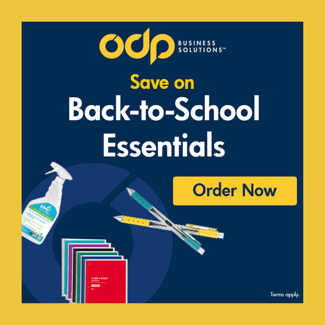 NALA_paralegals's tweet photo. School is just around the corner and our ODP Business Solutions Savings Program can help you get deals on top back-to-school essentials: https://t.co/Ifu6HH1UXa #beyondsavings#law #paralegals #paralegallife #BENALA https://t.co/Gz3oh9AzxS