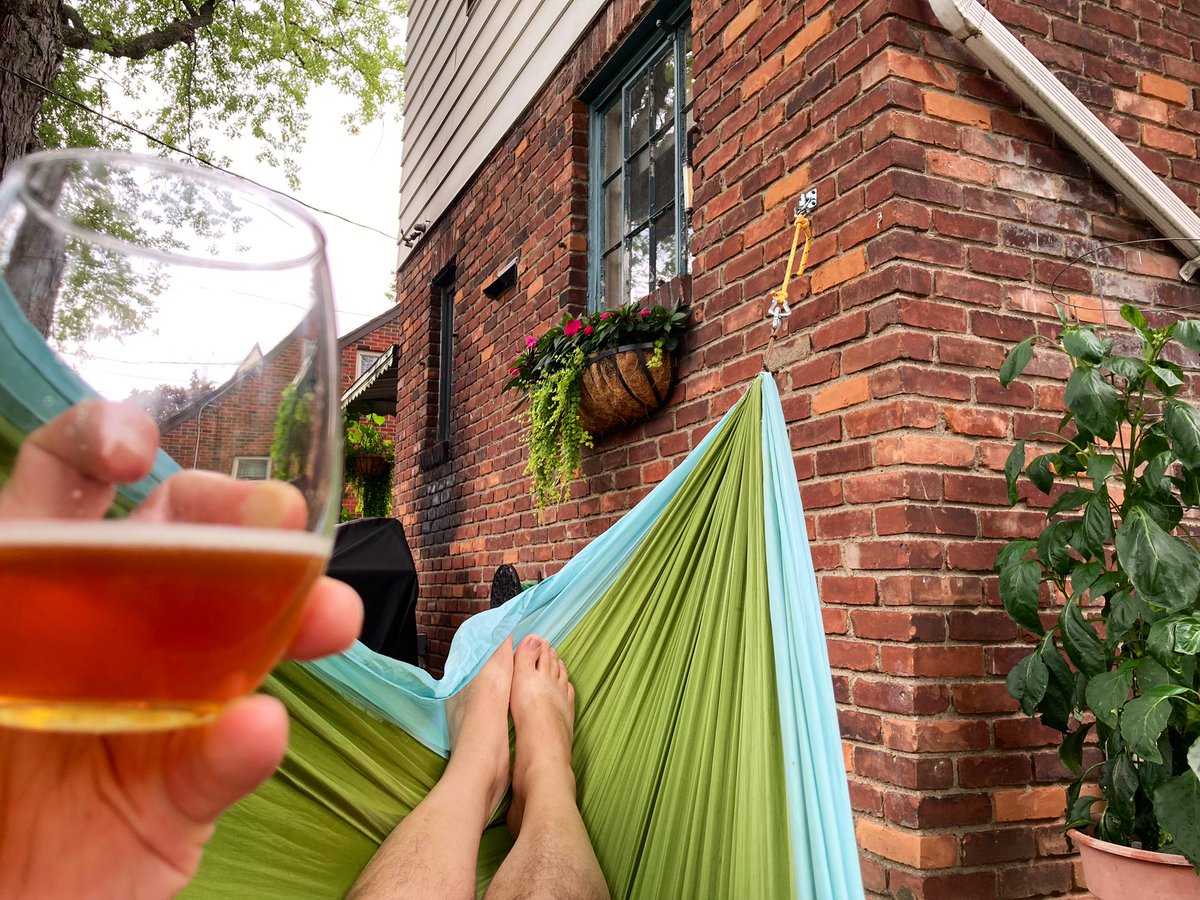 There’s not much summer left for us parents of school age kids &amp; people who work in sports. 

Only working a half day on my last free Friday for the next few months was definitely a good call. Spending a chunk of that afternoon in the hammock was also a good call. #HammockLife