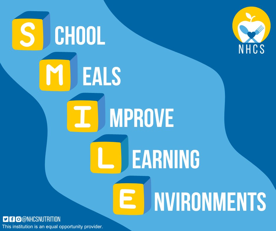 nhcsnutrition's tweet photo. Discover the magic of SMILE - School, Meals, Improve, Learning, Environments with @NewHanoverCoSch School Nutrition. 💙😃

@NewHanoverCoSch #NewHanoverNC #NewHanoverNorthCarolina #NewHanover #NCschools #NewHanoverCounty https://t.co/JKHNpY258Q