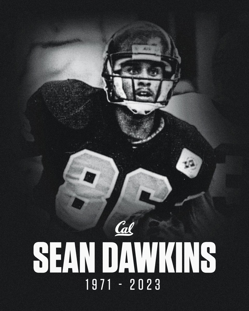 CalFootball's tweet photo. An incredible father and husband, and a great Golden Bear.
 
Rest In Peace, Sean Dawkins (1971 – 2023)

🔗 https://t.co/XfVGiOQH7B https://t.co/FQgn4rbEBB