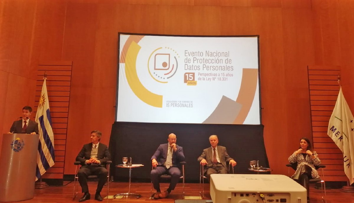 educantel's tweet photo. Educantel presente en el Evento Nacional de Protección de Datos Personales. Perspectivas a 15 años de la Ley N° 18.331 @agesic #EventoURCDP https://t.co/mBLdt1IvSG
