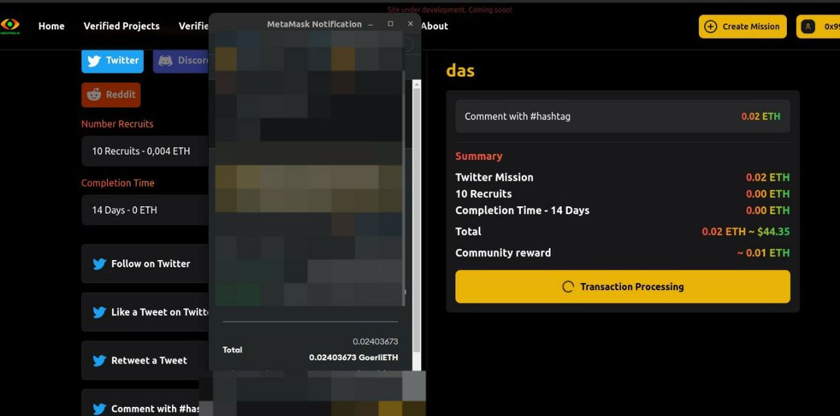 NEODOGEOFFICIAL's tweet photo. ✅Neotools platform successfully deployed on Goerli Testnet. 

In few days, we will be ready to deploy on BSC mainnet &amp; ETH Mainnet.

https://t.co/FLUjio1SdC
https://t.co/SgRONBtNgb

#TOOLS #BOT #Testnet 
@maythous @VenoMCalls @madapescall https://t.co/T4WFaqZBdK