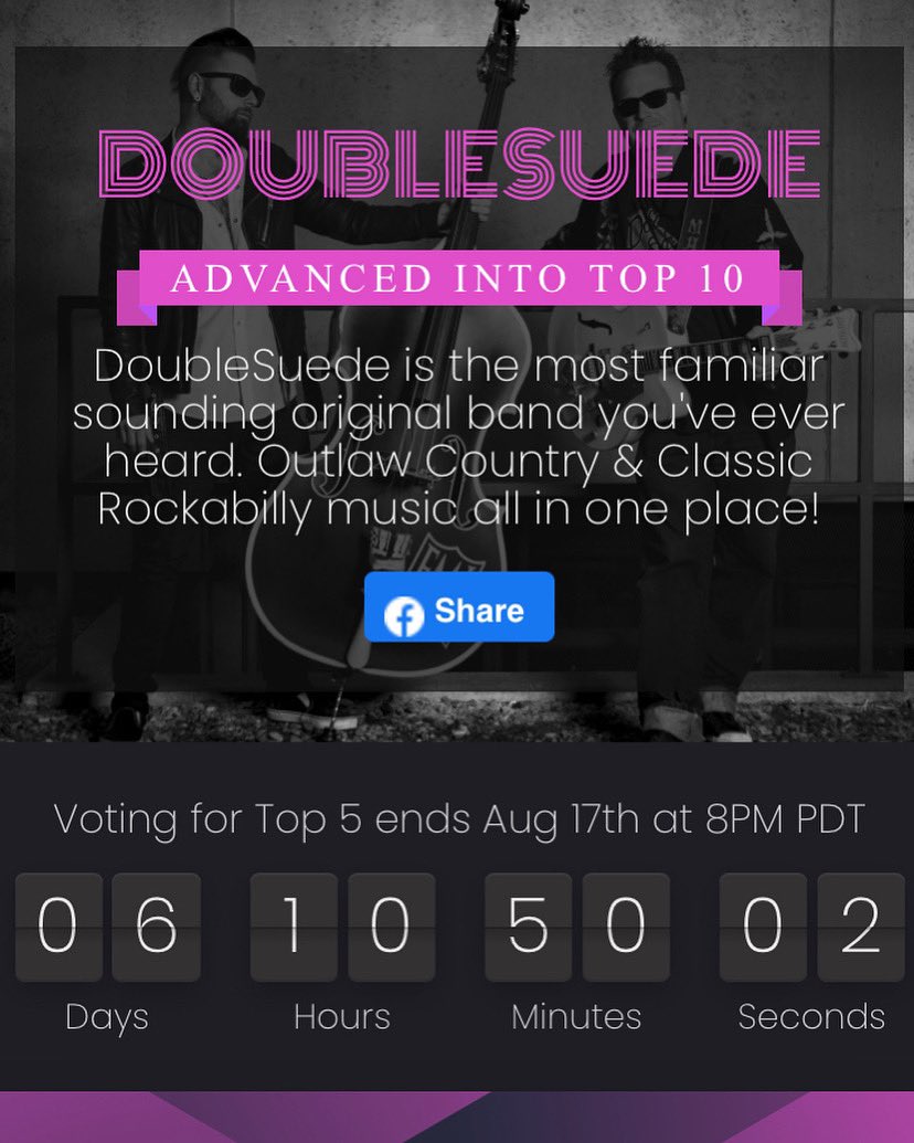 Top 10.  Vote and get us into the top 5! 
Click the website to free vote! 
<a href="/yycmattbeatty/">🄼🄰🅃🅃 🄱🄴🄰🅃🅃🅈</a> 
theopenact.com/2023/doublesue…