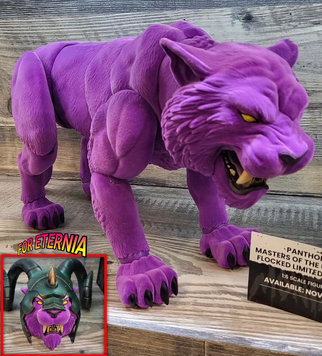 So Flocking Cool! 💥
It appears Mondo will be offering a limited edition flocked 1:6 Scale Panthor this November! (Photos courtesy of bastardrobo on Instagram)
#PowerCon #MastersoftheUniverse #Motu #Mondo #Panthor