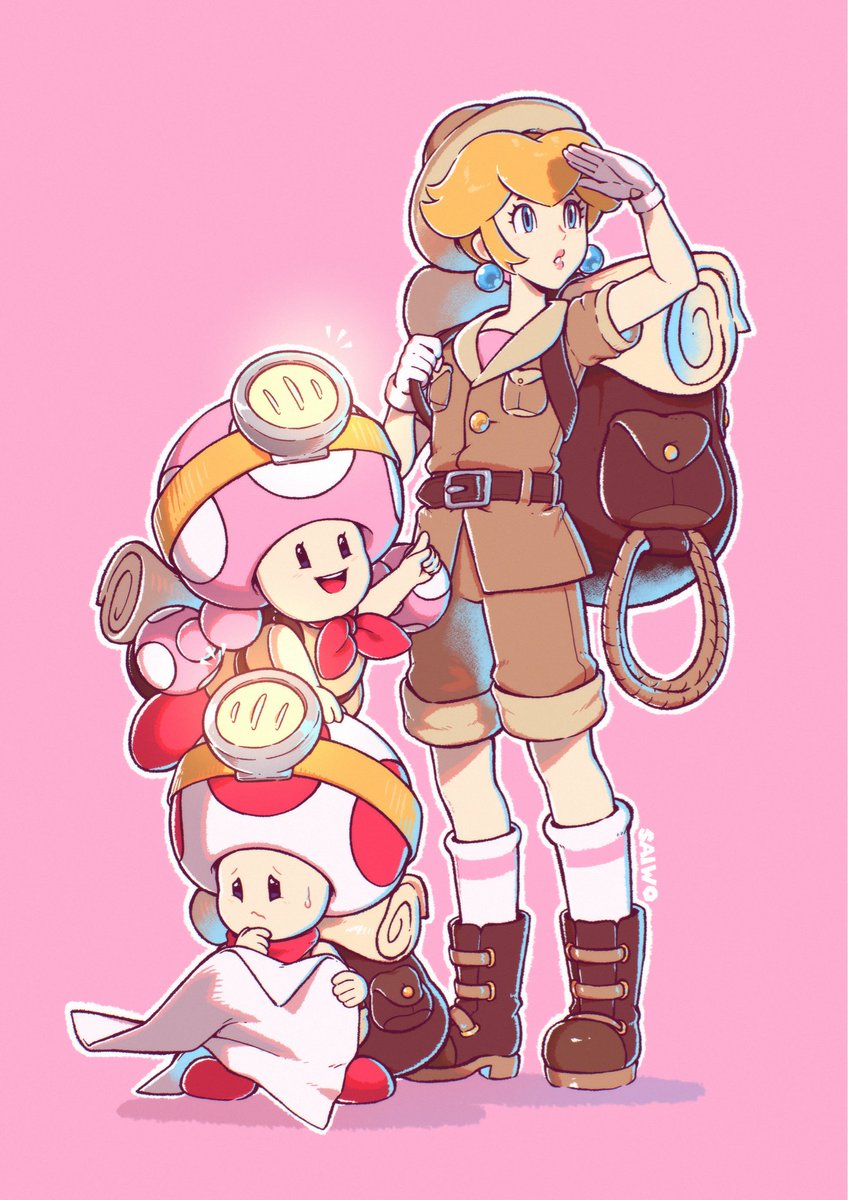 「PEACH'S MONTH - DAY 11  Captain toad is 」|SAIWO✨COMMISSIONS open!のイラスト