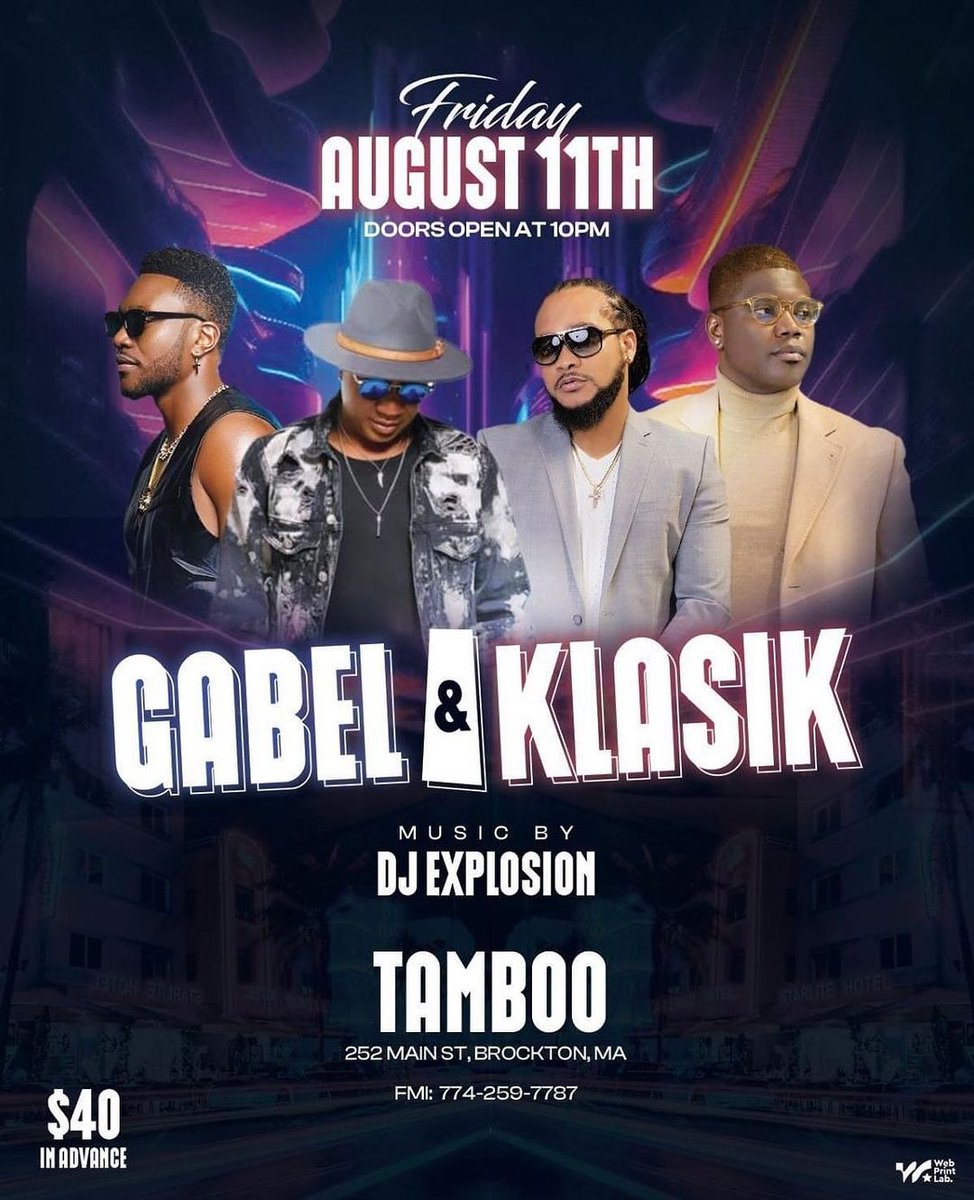 HaitianFunction's tweet photo. #gabel & #klasik
𝐓𝐨𝐝𝐚𝐲 𝐅𝐫𝐢𝐝𝐚𝐲 𝐀𝐮𝐠𝐮𝐬𝐭 𝟏𝟏𝐭𝐡 𝟐𝟎𝟐𝟑
𝐁𝐫𝐨𝐜𝐤𝐭𝐨𝐧 𝐌𝐚𝐬𝐬𝐚𝐜𝐡𝐮𝐬𝐞𝐭𝐭𝐬
#flavgabel #catalove #katalog #kataloggabel #haitianfunctions #hmi #haitianevents #haitianparty #programayisyen #haiti #ayiti #bal #konpaevents https://t.co/J8r0lYsTT2