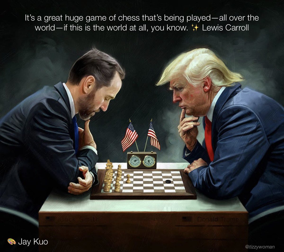 tizzywoman's tweet photo. โTut, tut, child!โ said the Duchess. โEverythingโs got a moral, if only you can find it.โ โ๏ธLewis Carroll
Chess vs. checkers. #ImWithJack https://t.co/XXlHwBlro9