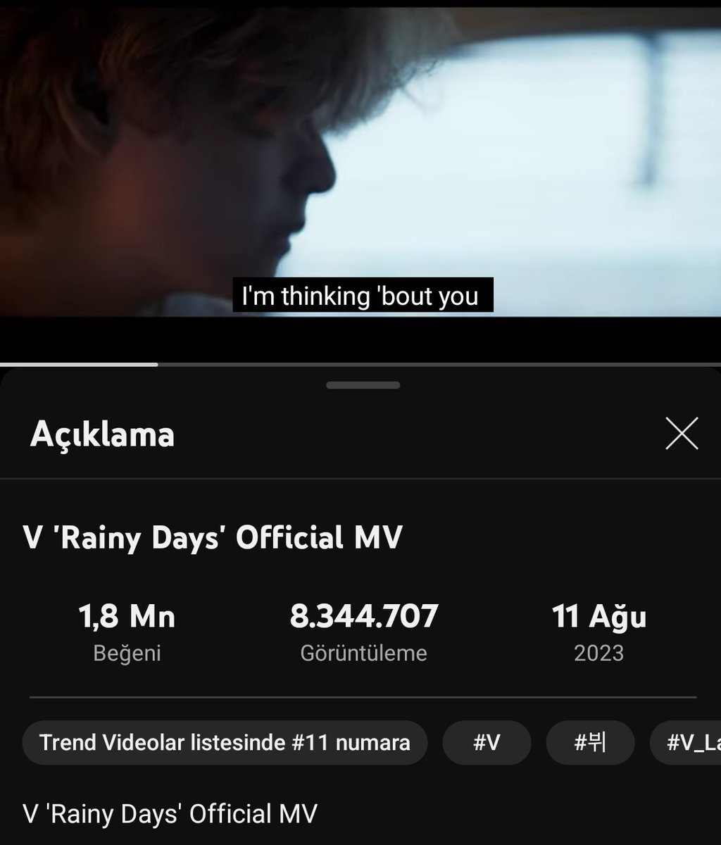 withtae7's tweet photo. Rainy Days şu anda trendlerde 11. sırada. trendlerde daha da yükselmek için mv linkini paylaşalım 🫶 https://t.co/bCicyYkJim