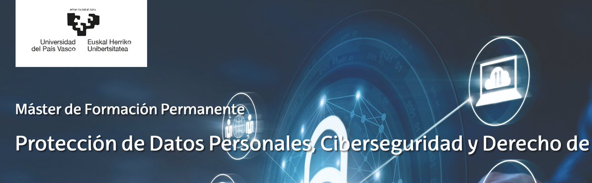 El #Máster Propio en Protección de Datos Personales, Ciberseguridad y Derecho de las TICs 💻 Ofrece una formación interdisciplinar que te permitirá afrontar las nuevas necesidades profesionales y laborales de una sociedad en permanente cambio ➡️ bit.ly/3e6Mebz