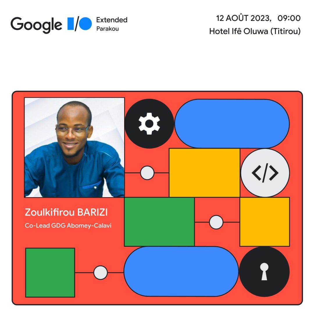 GDGParakou's tweet image. What’s new in #Android and #Flutter at #GoogleIOExtended by @GDGParakou , with @zoulbarizi