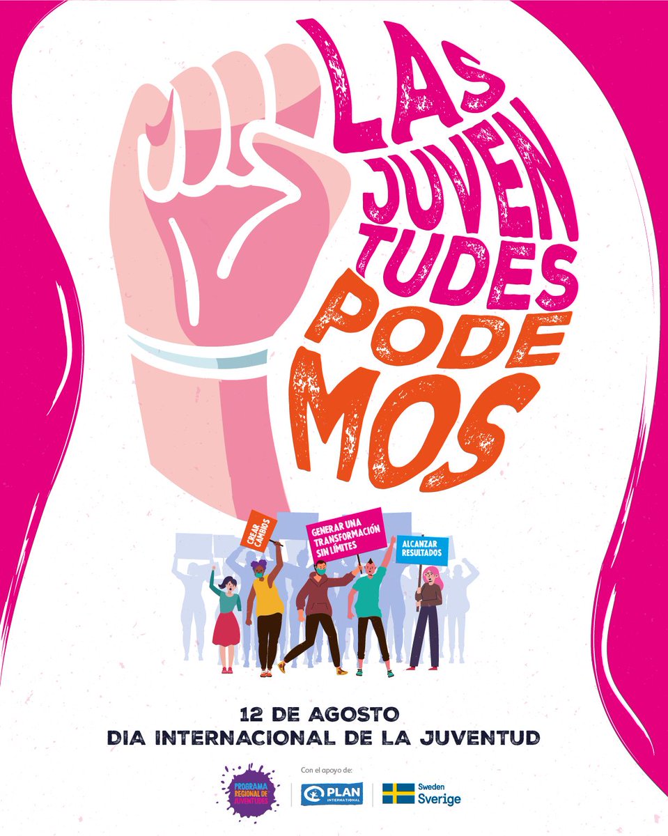 FundacionPlan's tweet photo. Las Juventudes Podemos! 💪
SÍ PODEMOS: Generar una transformación sin límites. Conoce más aquí 👇
https://t.co/RJbnPyBjpV…
#JuventudPoderosa #JuventudesPodemos #PlanInternational #PRJ @FTengoGanas @perrossinraza https://t.co/6dGOm2Szce
