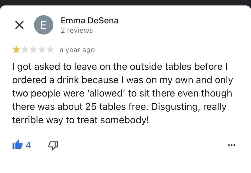 TravelFearless's tweet photo. Restaurants should probably learn that since solo travelers are all alone and don’t have anyone to talk to, they have lots of time to leave Google reviews.  This place turned me away today and look what I found on their reviews! #lagosportugal #algarve #travel #solotravel https://t.co/phUOUyZ9AE