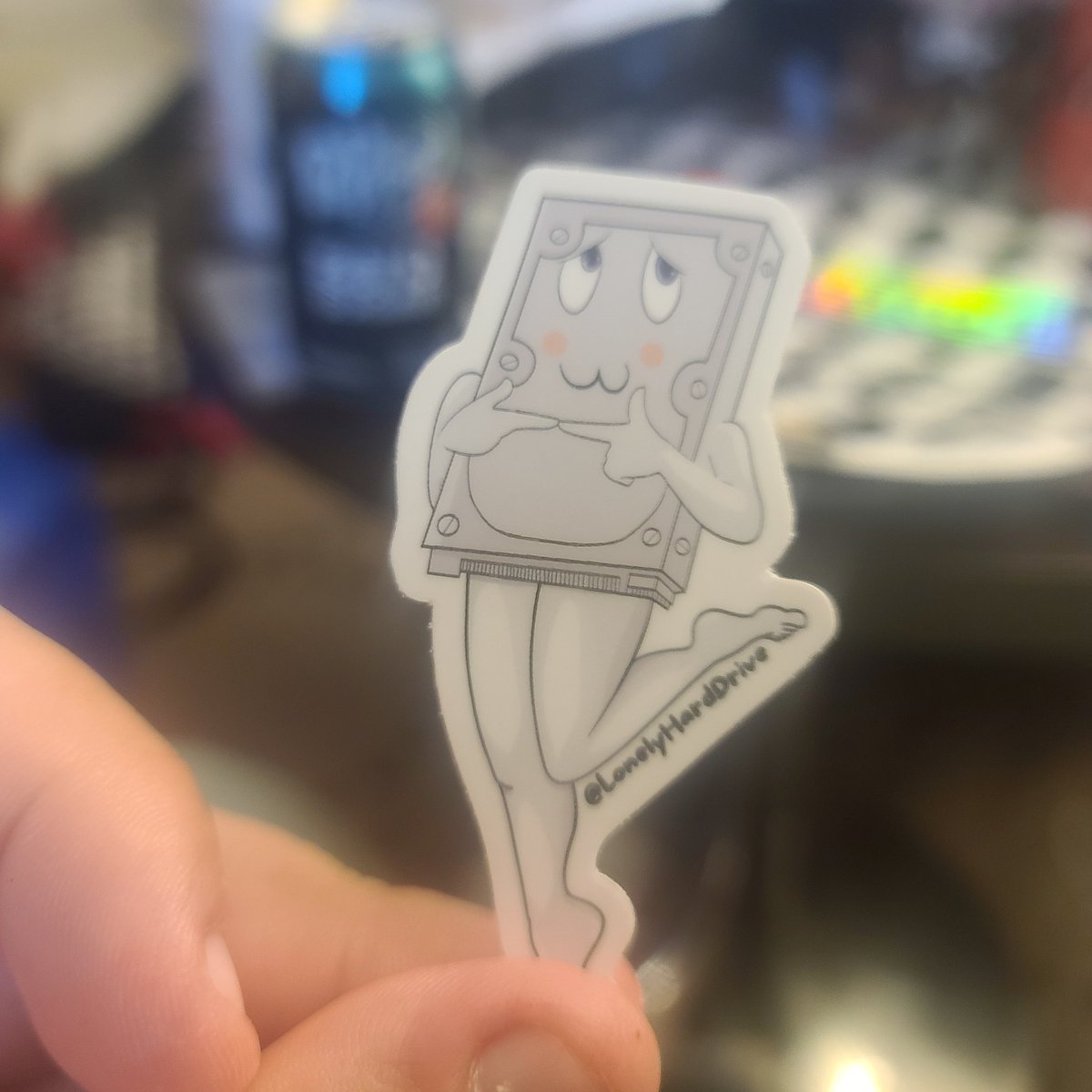 Plugged a hard drive I found at defcon into my laptop. What could go wrong 🙃 <a href="/lonelyHardDrive/">Lonely Hard Drive / Wall of Bribes / Lonely Tag</a> #defcon #DEFCON31