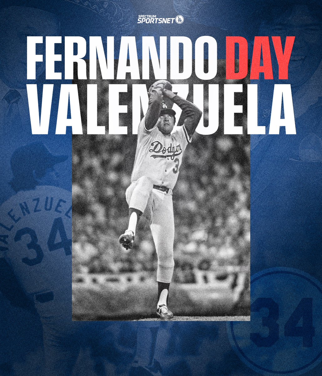 SportsNetLA's tweet photo. Today we celebrate No. 34. 👏💙 https://t.co/sLuz5bjA5n