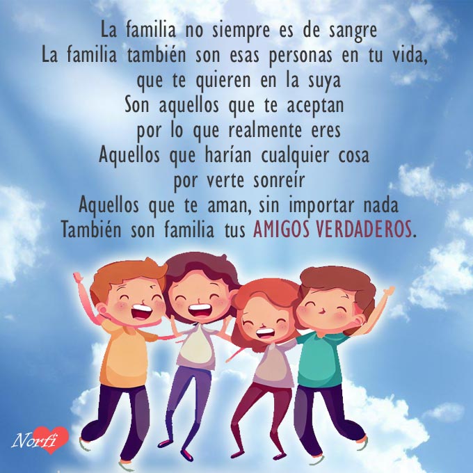 También son familia tus amigos verdaderos, poema
norfipc.com/amor/frases-pa…
#amigosporsiempre
#amigosparasiempre
#amigos
#amigosverdaderos