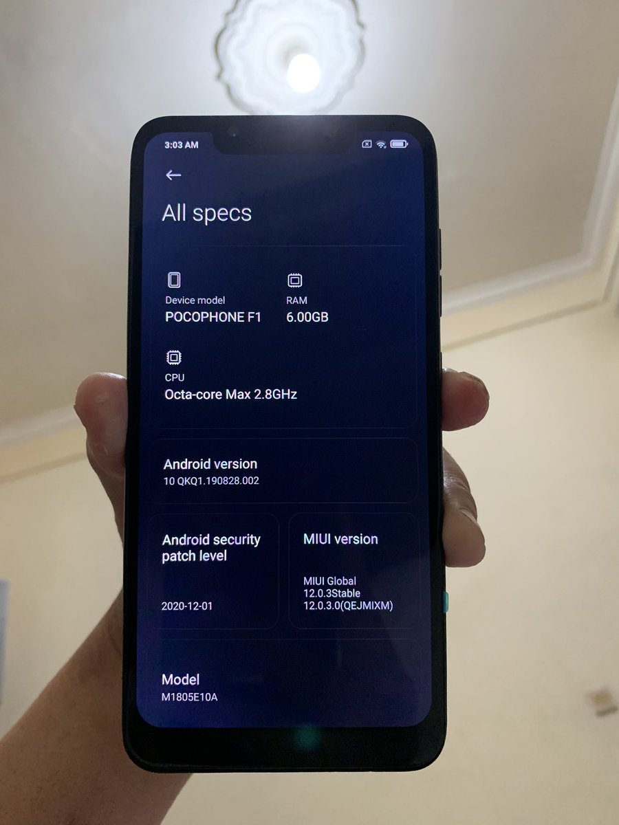 toartm's tweet photo. @POCOGlobal I bought this my 1st flagship phone on 23 December 2018, the camera, the specs all I want for the Christmas 😊
Till now my #pocof1 still survives and in perfect condition. Thank you @POCOGlobal to bring this phone officially in Indonesia. https://t.co/qjBh0t2ODX