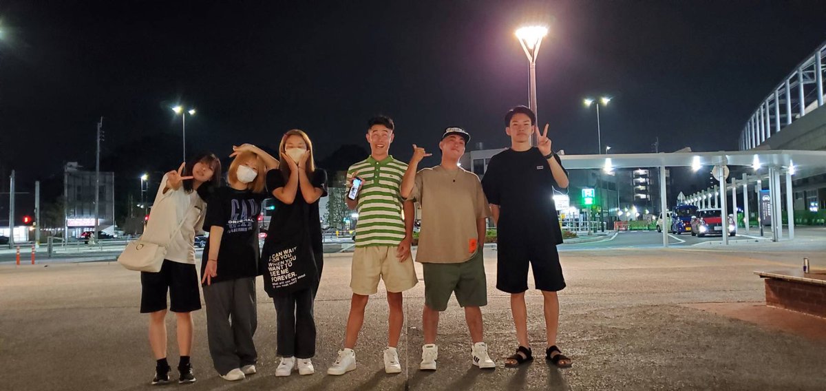 Gira_sup's tweet photo. サークルメンバー宮崎まで応援行ってき���す！！代表約5時間運転頑張ります💪 https://t.co/fdRusBZEe4
