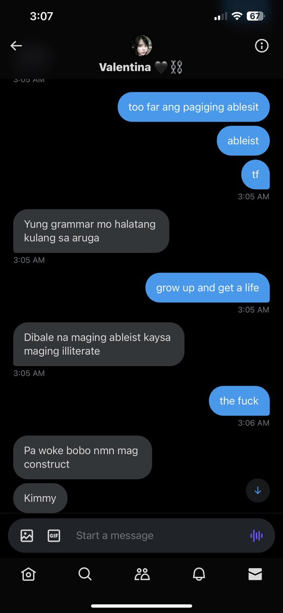 @vaIentinaur @dioroia acting nice naman ableist??