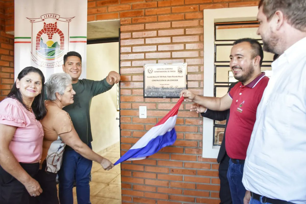 riosramirezc's tweet photo. ✓ Inauguración de obras ejecutadas en instituciones educativas del noreste departamental.

✓ Escuela Básica N° 8083 "Ciudad Nueva" de María Auxiliadora; distrito Tomás Romero Pereira,  y la Escuela Básica N° 939 "Rvdo. Padre Ricardo Musch" del municipio de Natalio. https://t.co/Eu65v8MCC4