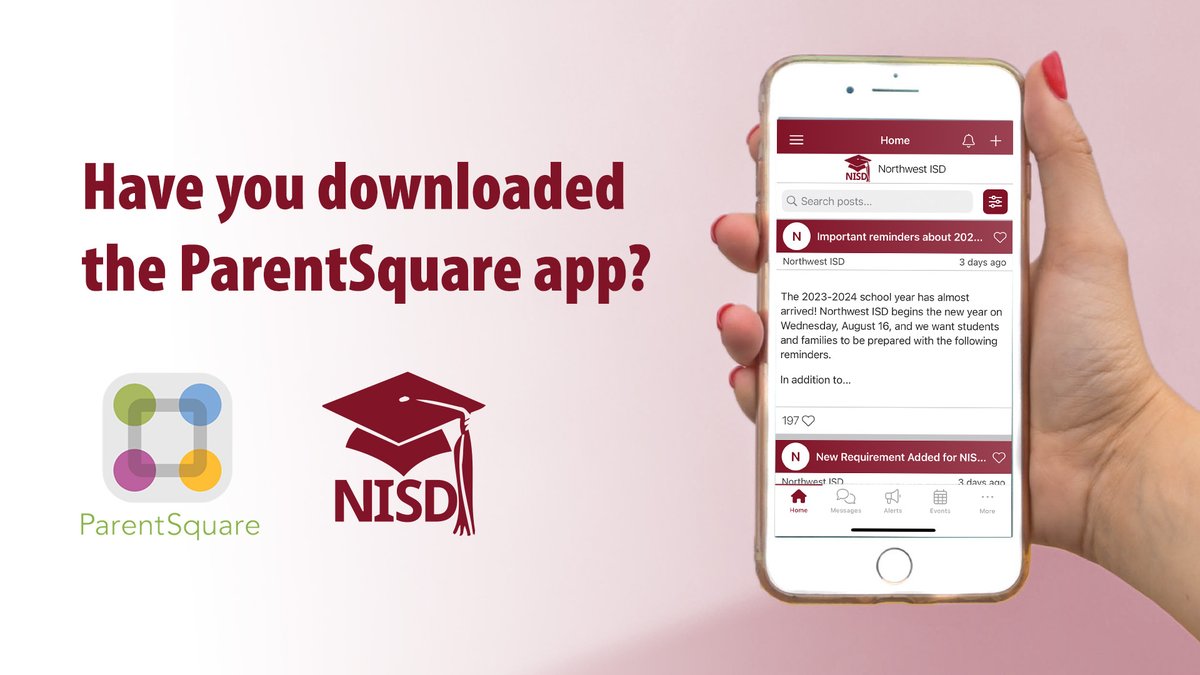 NISD families can personalize when and how they receive messages from teachers, schools and the district in ParentSquare! 

You can select to receive notifications immediately or as a digest (an evening recap of all notifications for the day). 

Get the ParentSquare app now!