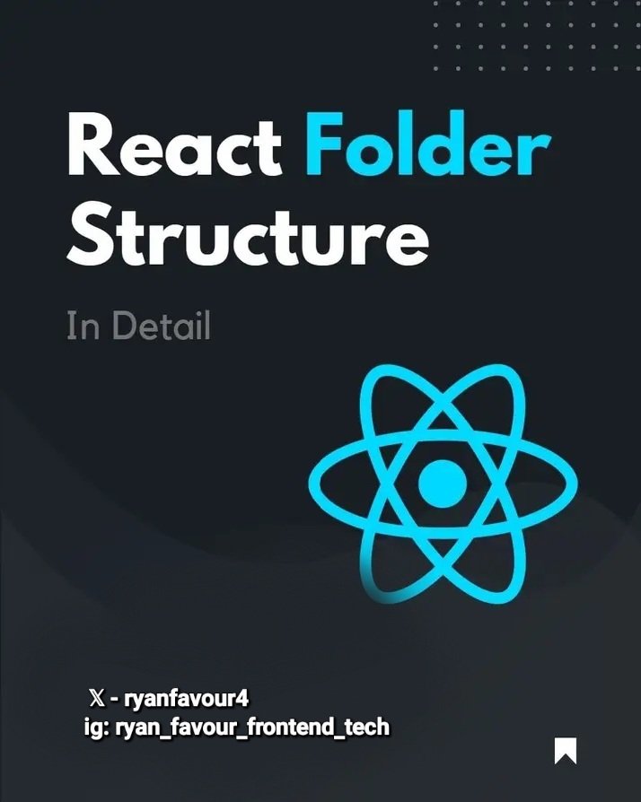 ryanfavour4's tweet image. 🚀 The Magic of React Folder Structure! ✨📂 Let&apos;s dive into the world of organized code with a breakdown of React&apos;s folder structure. 🧩 Let&apos;s keep our codebase tidy  our projects dazzling! 🌟💻 #folderstructure #codeorganization #reactjs #react #frontenddeveloper