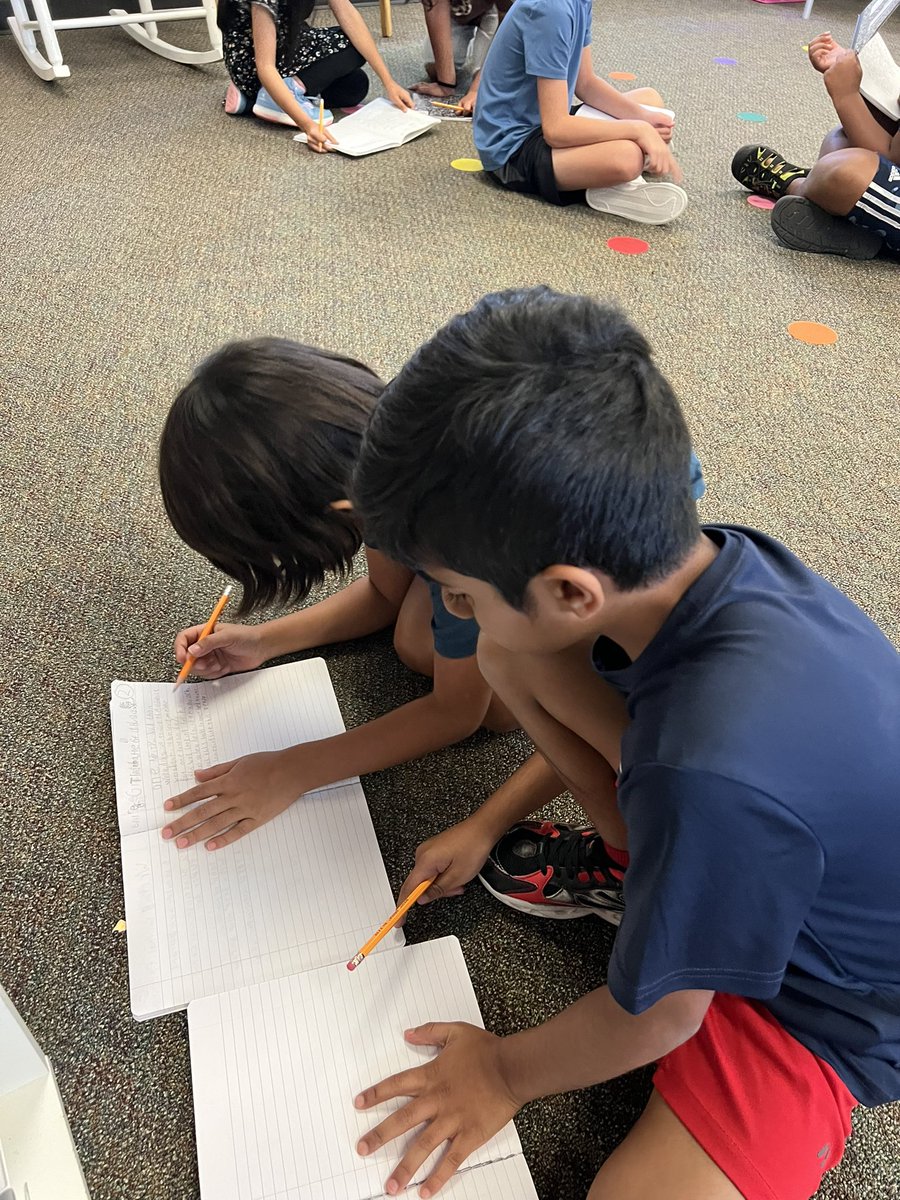 Cunningham_4th's tweet photo. Establishing writing partnerships week 1 @nicholsfrisco https://t.co/Pp3BOnaZsL