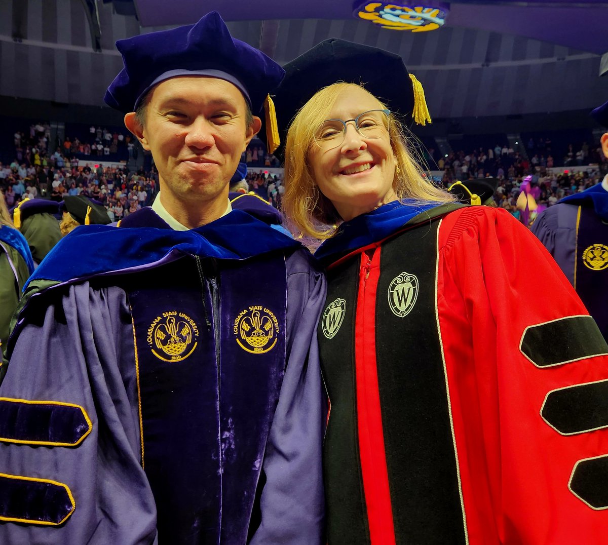 LECORLSU's tweet photo. Congratulations, Dr. Taguchi on receiving your PhD. We're proud of you! #LECOR #LSU #LSUSVM https://t.co/dzh1pt7l5v