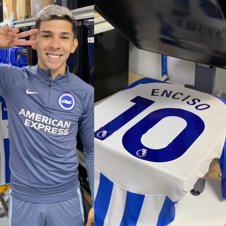 Con ustedes, el NUEVO 10 del Brighton. El distinto del equipo inglés se llama Julio Enciso y es ORGULLOSAMENTE PARAGUAYO.