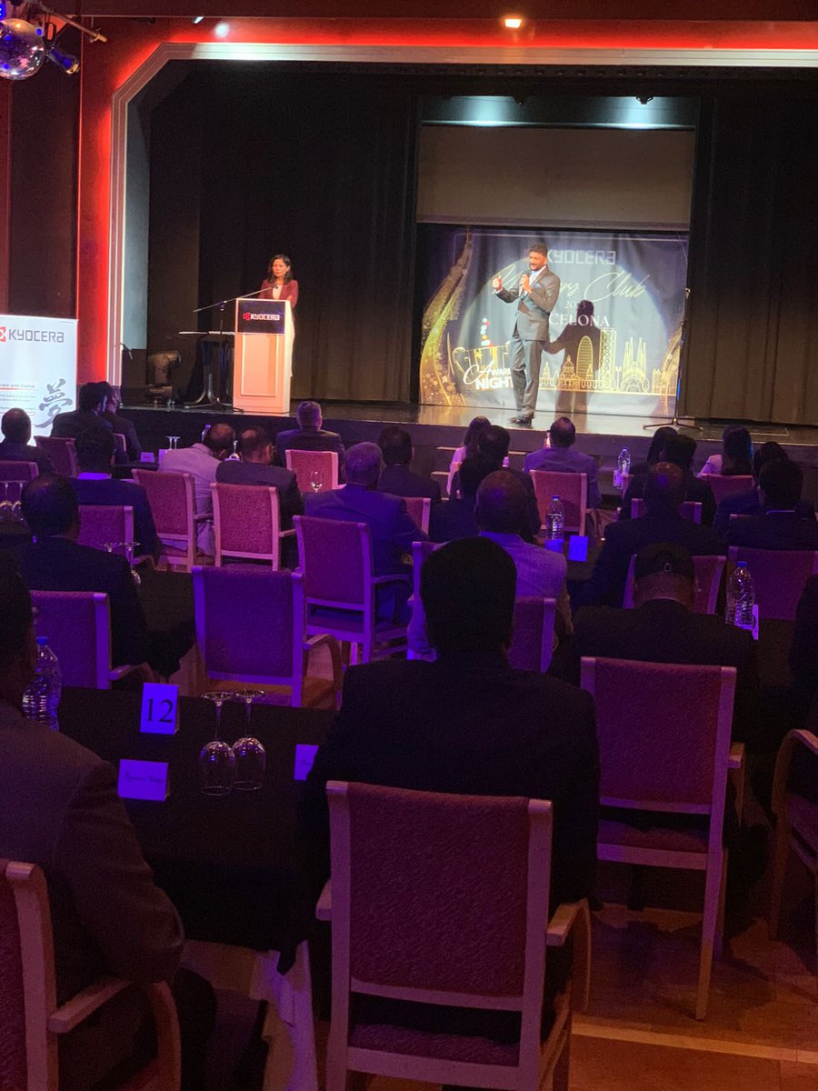 shantibcn's tweet photo. Gracias KYOCERA equipo por confiar en nosotros para su evento de premios. Nos alegramos que pudimos preparar el evento y su gala dinner para que disfruten de comida de la India  lejos de la India y una noche mágica en ciudad mágica. Gracias 🤩 

Thank you KYOCERA team. https://t.co/Ahjb0tbaLf