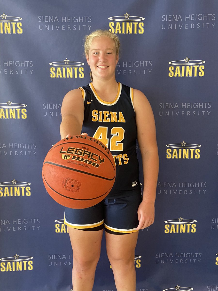 AubreeMeyer2024's tweet photo. Thank you @Coach_Syljebeck and @NyeLowe for an amazing visit at @Shuwbk1. I am both excited and impressed by the academic and basketball opportunities that Siena Heights University has to offer!!!
@HYPELADYHOOPERS 
@Hartlandgbb https://t.co/4ElydeGR9D