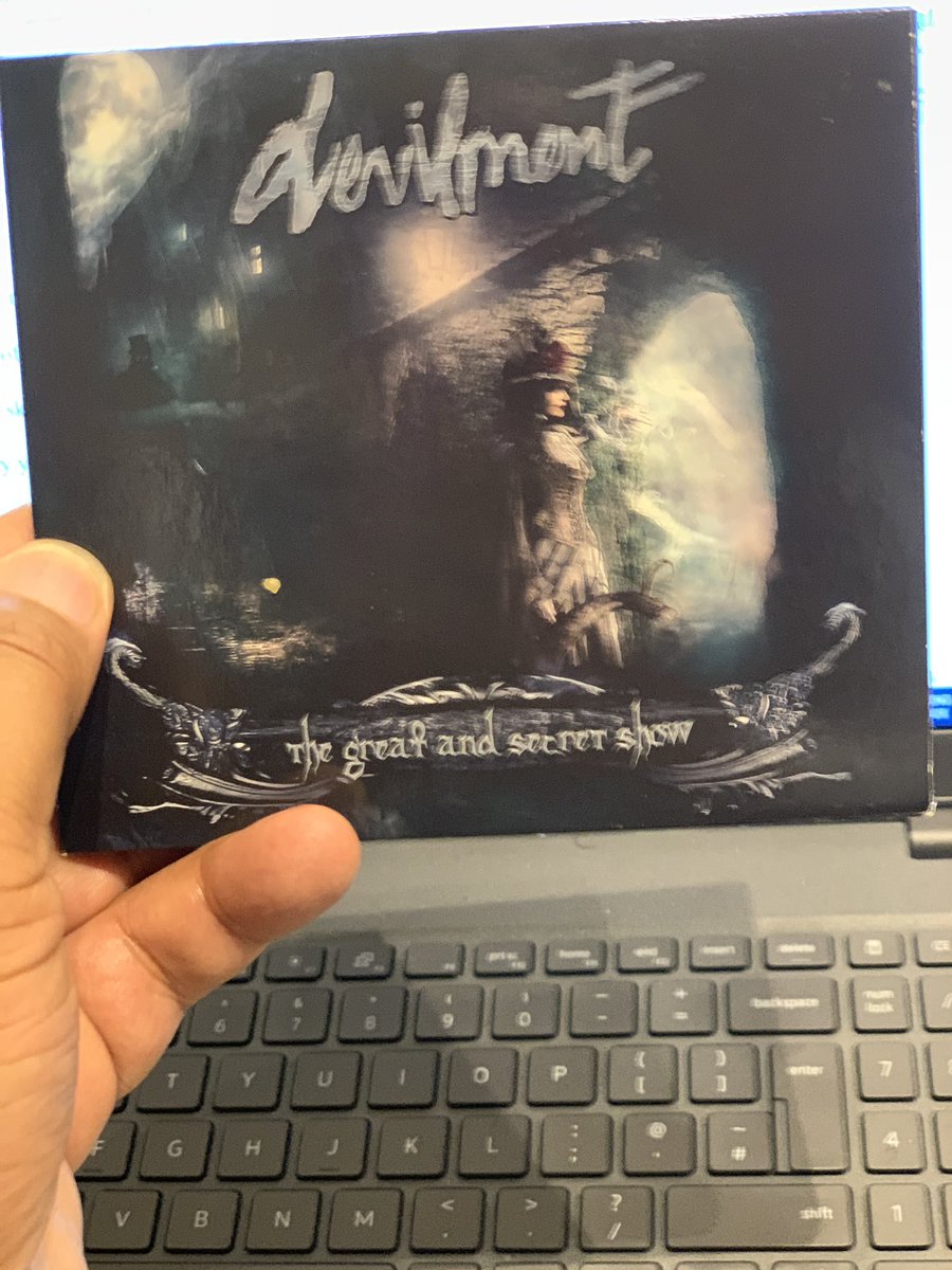 basilcreesejr's tweet photo. Some #Devilment this evening. Their first album, which quotes the title of #CliveBarker’s first ‘Book of the Art,’ is truly awesome. ‘Even Your Blood Group Rejects Me’ is a bona fide cheek clapper. https://t.co/yW6twRcurF
