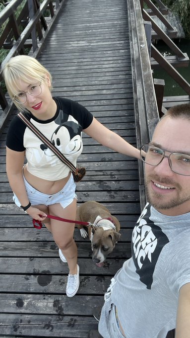 It was a lovely day with my boy @Hanry_Spunks and with my dog, he&rsquo;s name is Fulop, and he&rsquo;s is an amstaff<a class="tags" target="_blank" title="On Twitter" href="/?out=eyJ0eXAiOiJKV1QiLCJhbGciOiJIUzUxMiJ9.eyJpYXQiOjE3MjI0OTg0MzcsImlzcyI6InR3cG9ybnN0YXJzLmNvbSIsIm5iZiI6MTcyMjQ5ODQzNywiZXhwIjoxNzU0MDM0NDM3LCJyZWRpcmVjdF91cmwiOiJodHRwczovL3R3aXR0ZXIuY29tL0hhbnJ5X1NwdW5rcyJ9.2PShq1ErZx84xnDEqRVnuH_UXniqcwenHVT_jTzFnZC9T3MySNXYjZq6I-twJgw8--RhuLwZOXMvyJlS-a3ugQ">@Hanry_Spunks</a><a href="/tag/dogwalking"class="tags"><span>#dogwalking</span></a><a href="/tag/danubebank"class="tags"><span>#danubebank</span></a><a href="/tag/sunapart"class="tags"><span>#sunapart</span></a>