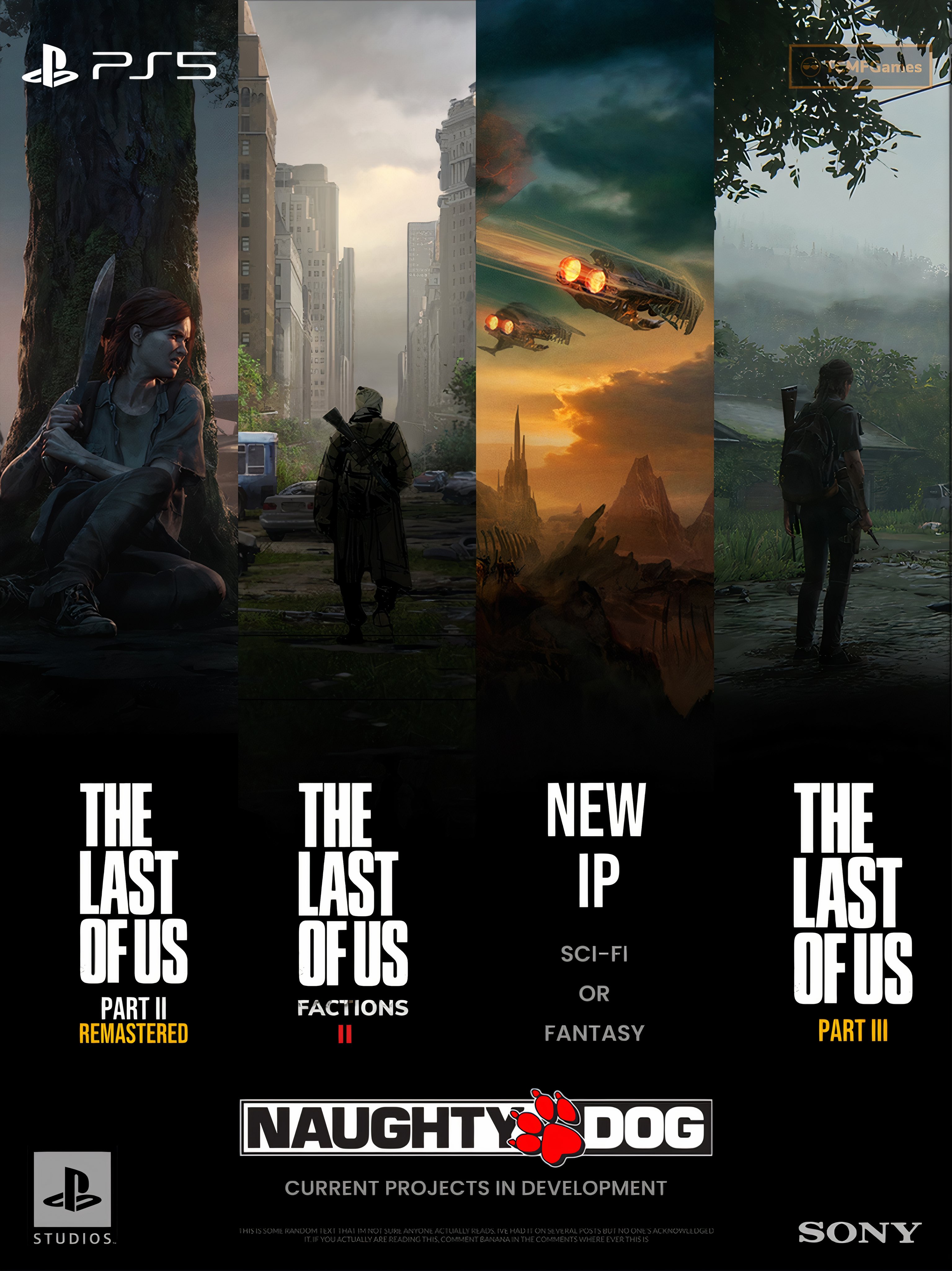 TCMFGames on X: Last of Us 2 Remastered PS5 Announcement imminent