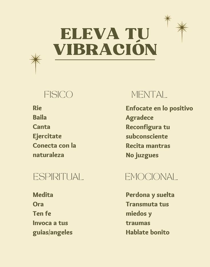 🌟 ¿Quieres sentirte chido y tener una vida de maravillas? Pues chécate cómo subir tu vibración en diferentes formas. En este hilo te tiro tips pa' que estés onda física, mental, emocional y espiritual. Sigue el rollo y te cuento. 🌈✨

Formas Físicas:

1. 🏃‍♀️ Tira un relajito: