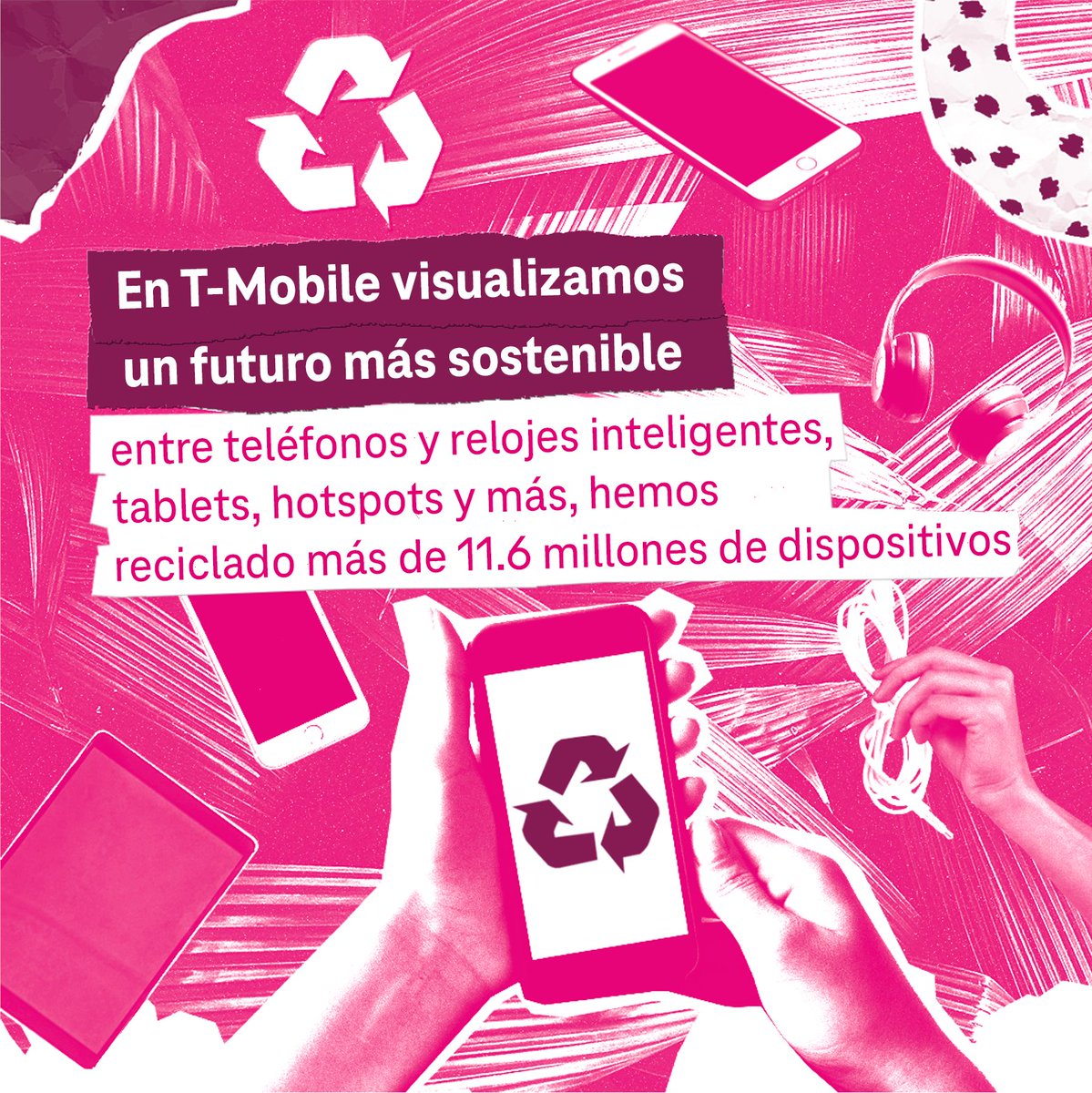 Reciclar tu dispositivo viejo es fácil y gratis en cualquier tienda de <a href="/TMobile/">T-Mobile</a>! Busca tu tienda mas cercana: ms.spr.ly/60159K8qb