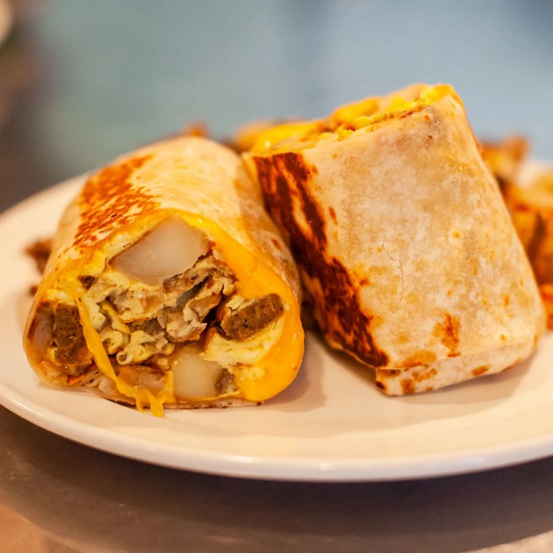 Whether you're craving something sweet or savory for breakfast, you can count on #MoreThanWaffles to serve you the perfect plate (like our Ultimate burrito)!