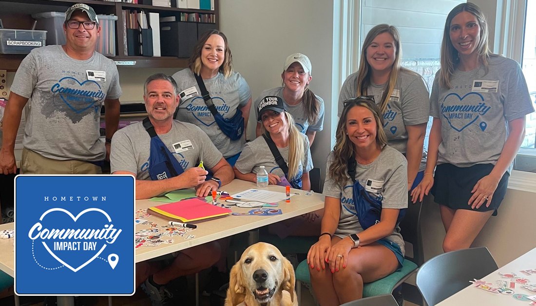 meethometown's tweet photo. Our 1st annual #CommunityImpactDay had our HomeTown family volunteering in our hometowns all across the country! ๐
A sincere thanks to our team & partner organizations - building a nationwide support network together is truly heartwarming. ๐
#HomeTownFamily #Gratitude ๐ https://t.co/RsXub011Mb