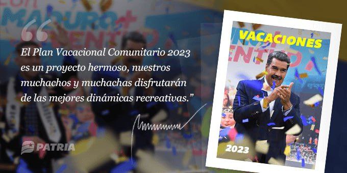 🔴 AHORA || Inicia la entrega de Bono Vacaciones 2023 enviado por nuestro Pdte. @NicolasMaduro a través del Sistema del @CarnetDLaPatria. ⁣ La entrega tendrá lugar entre los días 11 al 21 de agosto de 2023. MONTO: 130,00 Bs #LaPazEsClave