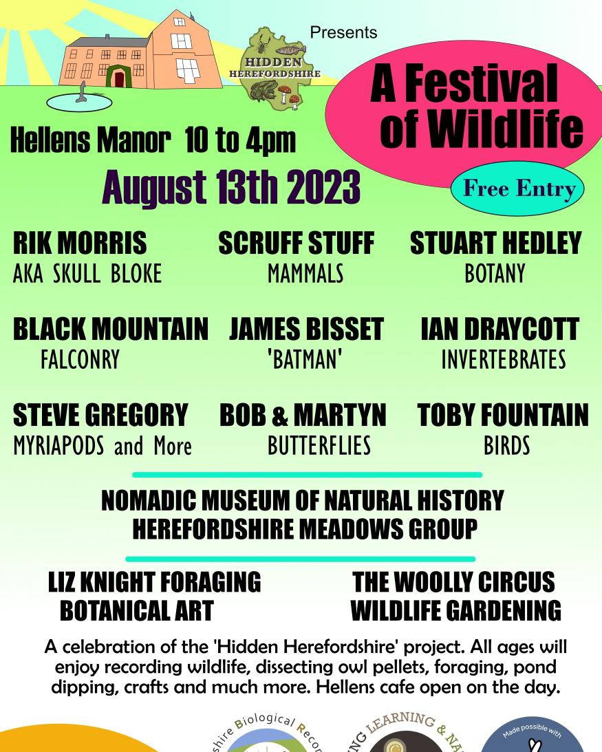 Only a couple of days to go now.....<a href="/HeritageFundUK/">The National Lottery Heritage Fund</a> @clan_cic <a href="/HerefordshireWT/">Herefordshire Wildlife Trust</a>