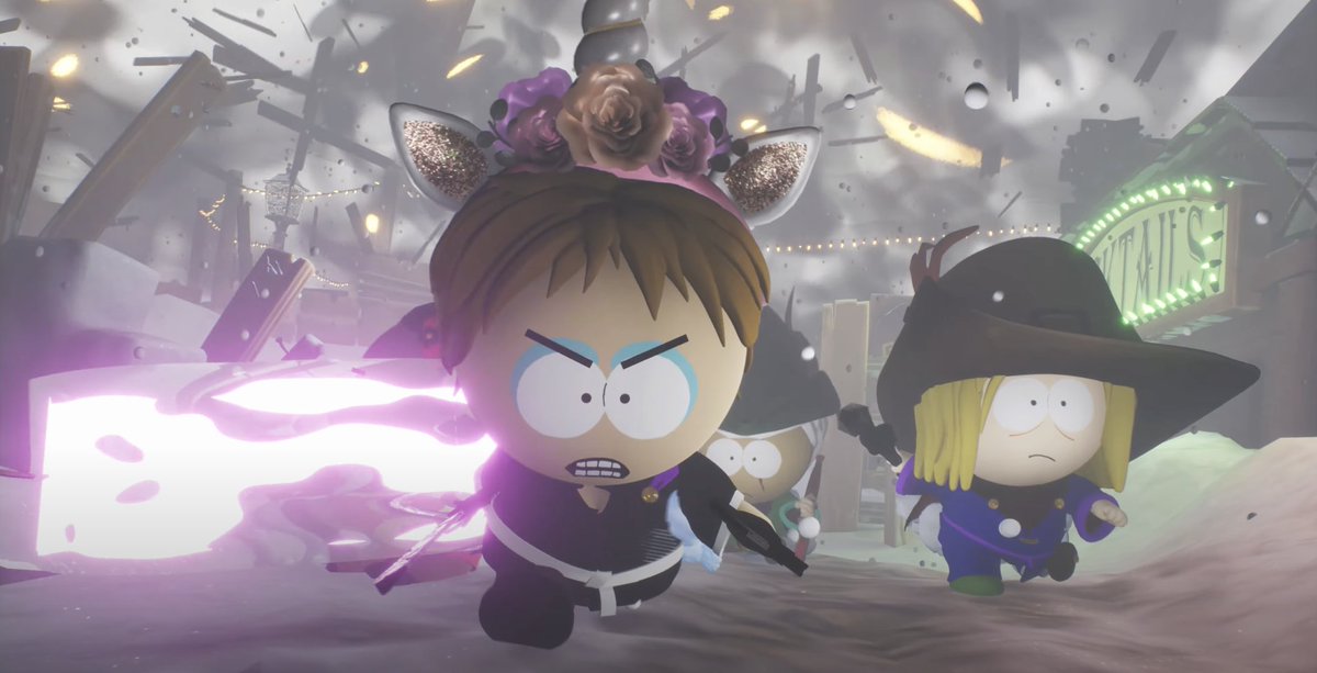 thegameawards's tweet image. First images from South Park: Snow Day, a co-op multiplayer game coming in 2024.