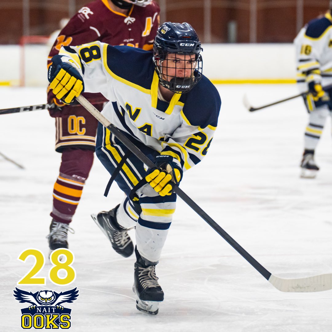 We’re 28 days away from our first game of the 2023-2024 season. We asked our very own #28 Halle Graham:

Do you have any pre-game rituals or superstitions?  My pre game ritual is to relax, read a book and listen to some vibey chill music. 

#WedefineNAIT 
#Ooks
#NAIT