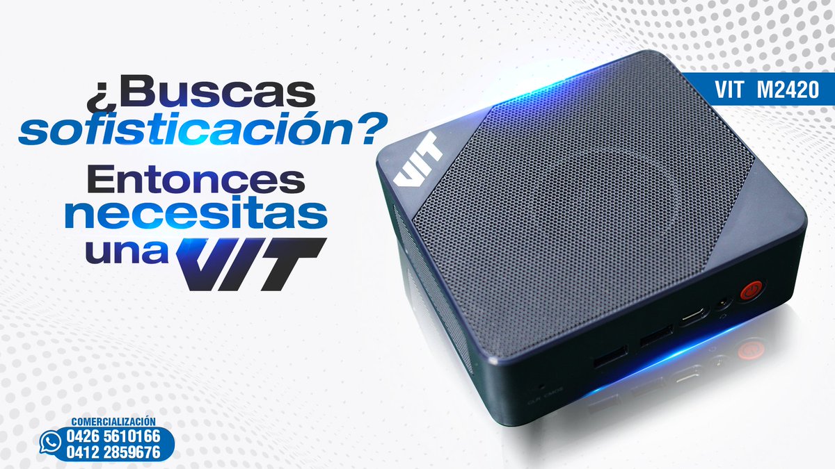 computadorvit's tweet image. El equipo ideal😎

Mini #computador M2420🖥️
📷Procesador: Inter Core I5 (Alder Lake)
📷Memoria RAM: 16GB DDR4
📷Almacenamiento: 512 GB SSD

¡Adquiere para tu empresa!