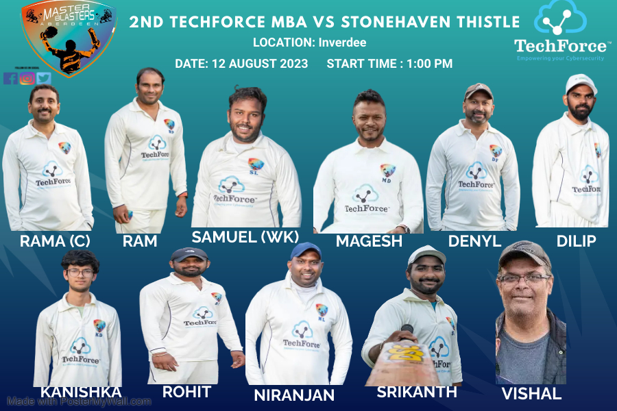 Date: 12 August 2023.

Round 16: 2ndTechforcemasterblasteraberdeen vs Stonehaven Thistle

#nescgrade3 #scotlandcricket #scotland #nesc #technoforcecyber #scotlandlife#scotland_community.