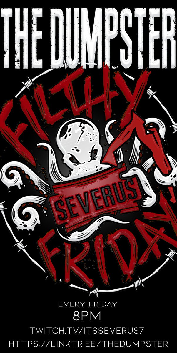 TONIGHT Back to back djs for Filthy Friday! @bamdiggle  starting us off at 6pm slt and @SeverusSeven  taking over at 8pm slt! Come hangout and headbang! 
linktr.ee/thedumpster
twitch.tv/itsseverus7
🚕- maps.secondlife.com/secondlife/Mou…