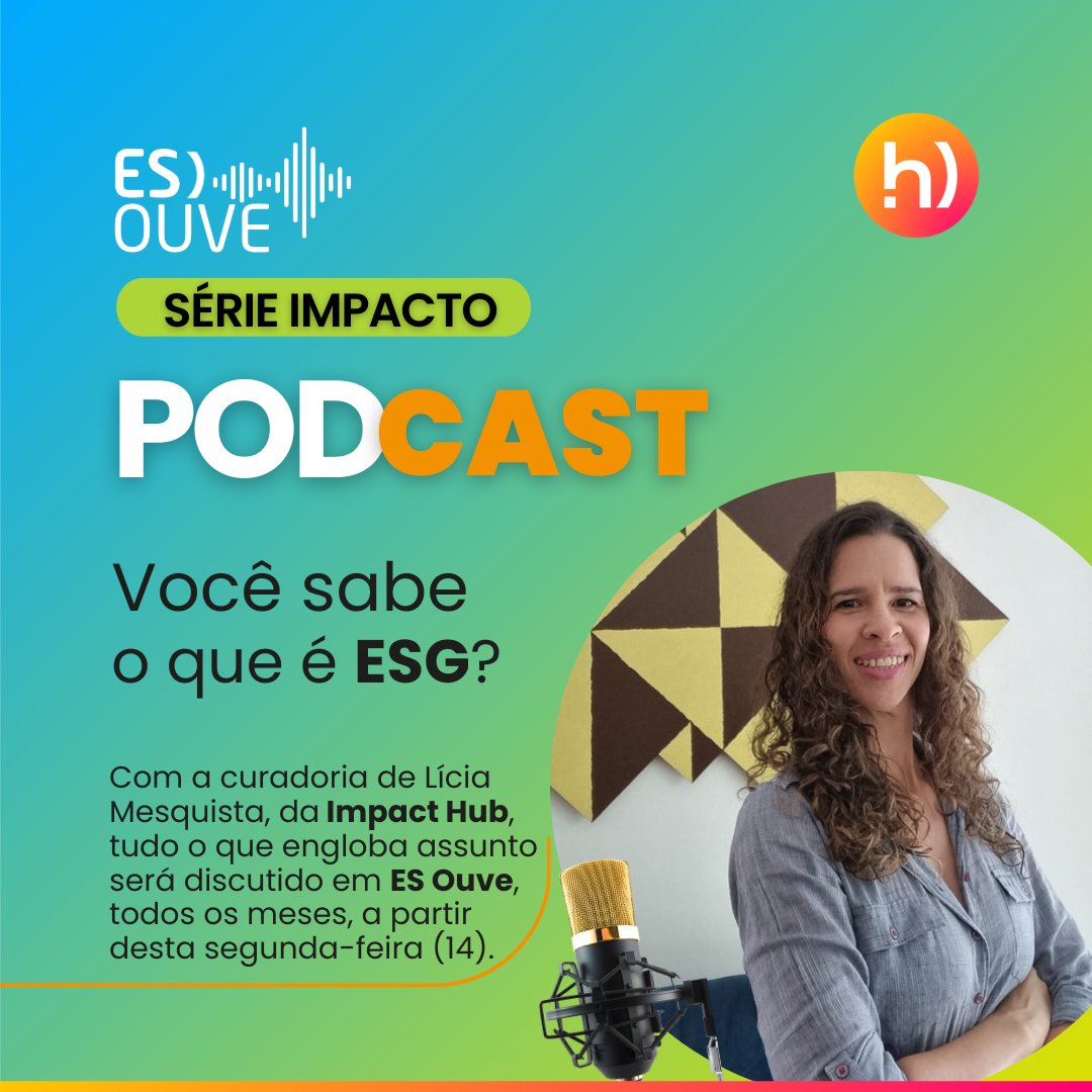 eshoje's tweet image. IMPACTO ✅Um olhar cuidadoso para a base da pirâmide faz com que as empresas busquem, de fato, impactar positivamente na sociedade. Isso também é ESG. Acompanhe, uma vez por mês a série Impacto em ES Ouve, o podcast de ES Hoje.
#podcast #impacthub #esg #sustentabilidade