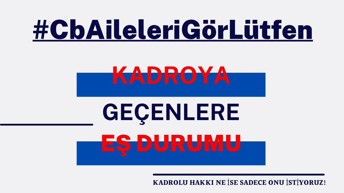 #CbAileleriGörLütfen