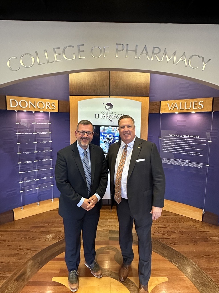 🎉 Congrats to the students honored today at @LipscombPharmD 2027 White Coat Ceremony! 🥼 It was great seeing & connecting with @pharmacists members and leaders! Special thanks to Dean Tom Campbell for the kind invitation.