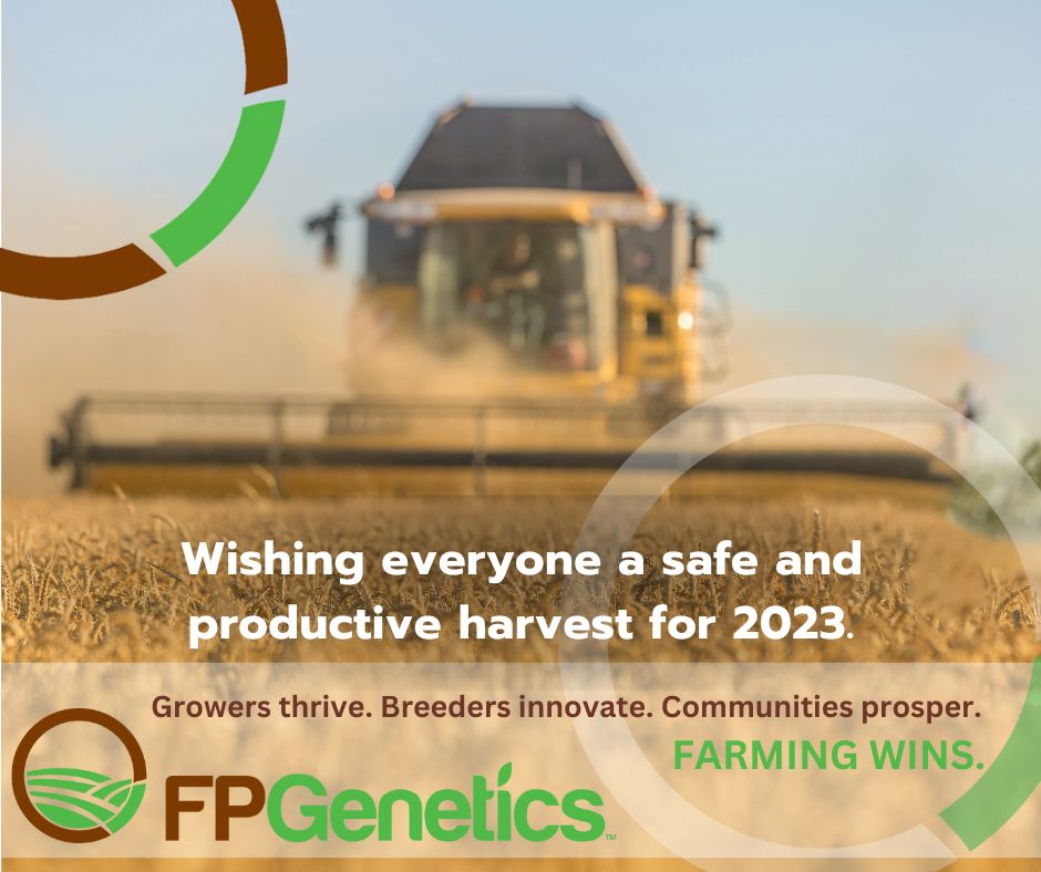 Growers thrive. Breeders innovate. Communities prosper. FARMING WINS.
 #WstCdnAg #Farmingwins #harvest23 #seed